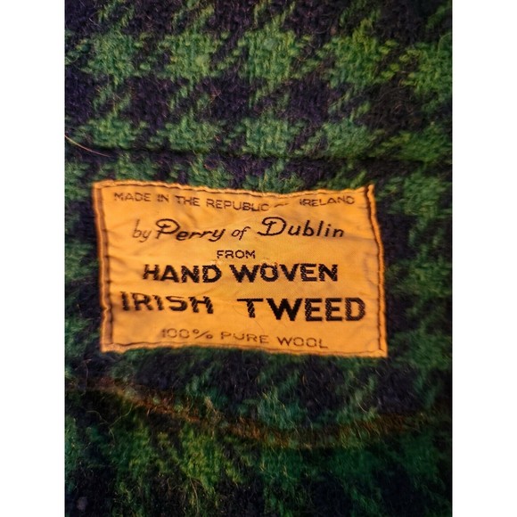 VTG 1960s Vintage Irish Tweed Mod Style Wool Coat Womens Small - Picture 3 of 3
